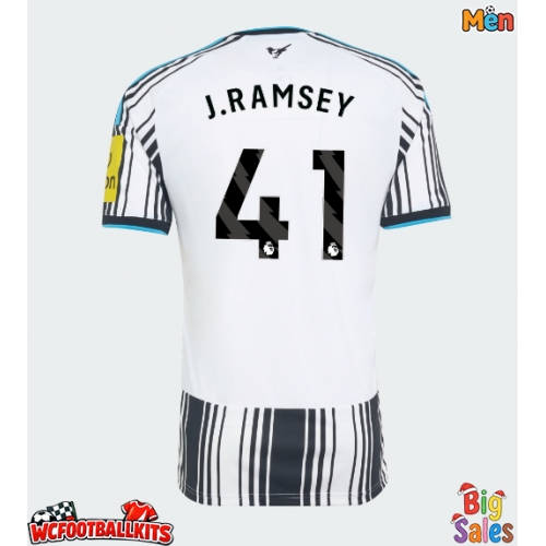 Newcastle United Jacob Ramsey #41 Replica Home Stadium Shirt 2026-27 Short Sleeve